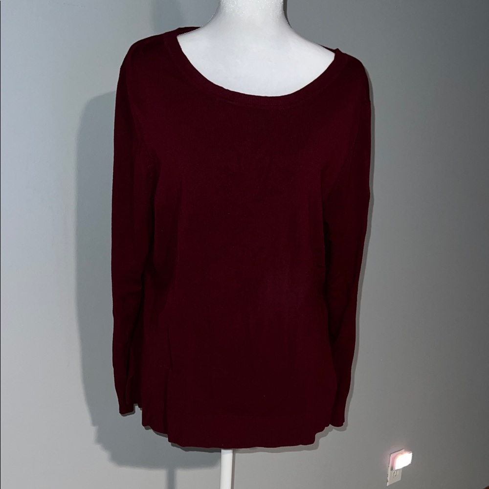 Alfani Women's Burgundy Sweater